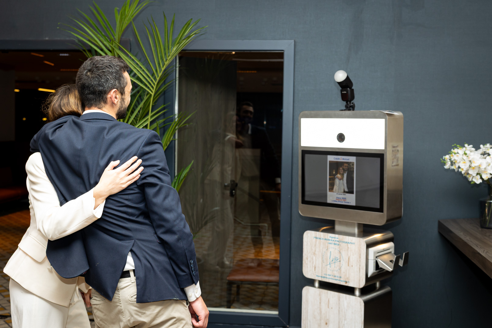 Animation photobooth lors d’un événement d’entreprise